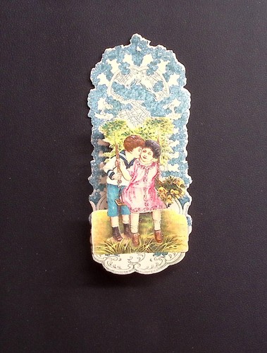 C1910 valentine fold out - c1910, 3-d